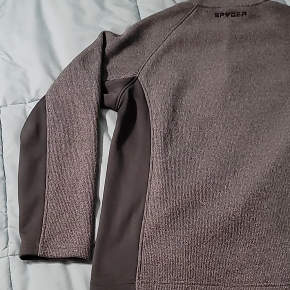 Spyder Boundless 1/4‎ Zip Pullover Grey Jacket Men's L NWOT Condition